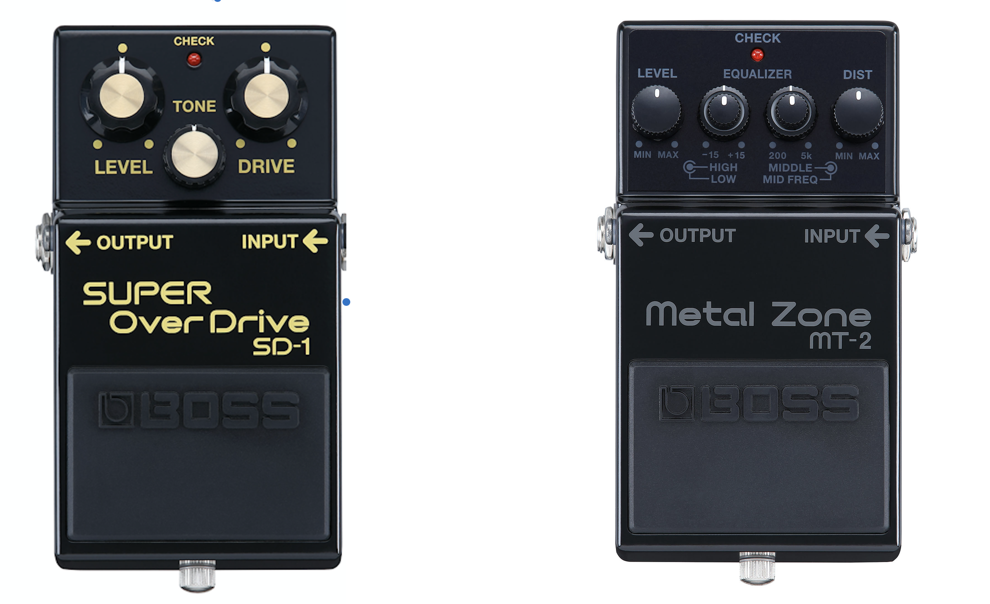 BOSS SD-1 Super Overdrive & MT-2 Metal Zone doppio anniversario