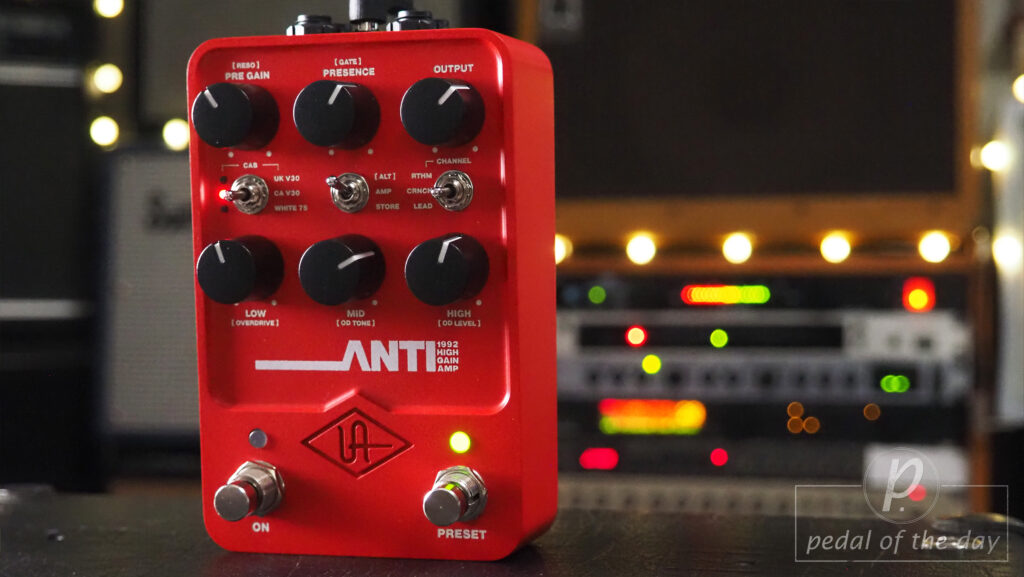 ギター Universal Audio UAFXANTI 1992HIGHGAINAMP UAFX ANTI 1992 High Gain Amp! 90年代のメタル向けハイゲインアンプの