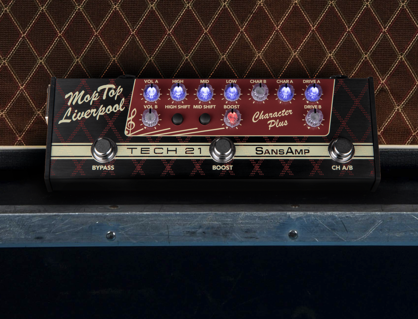 ギター TECH21 Sansamp Logo Character Plus Tech 21 SansAmp